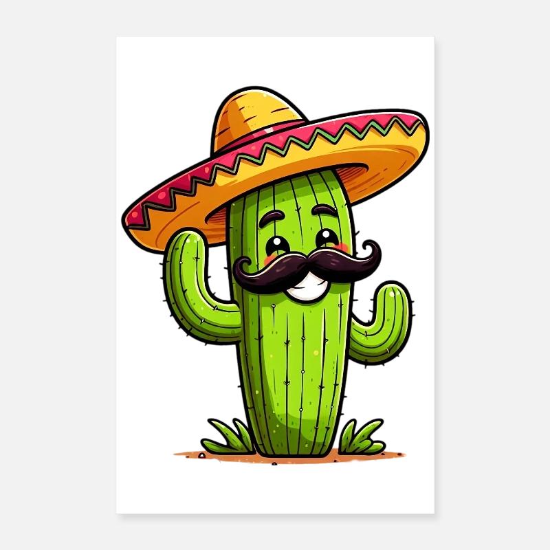 Cactus Poster 16" x 24" (40x60 cm)