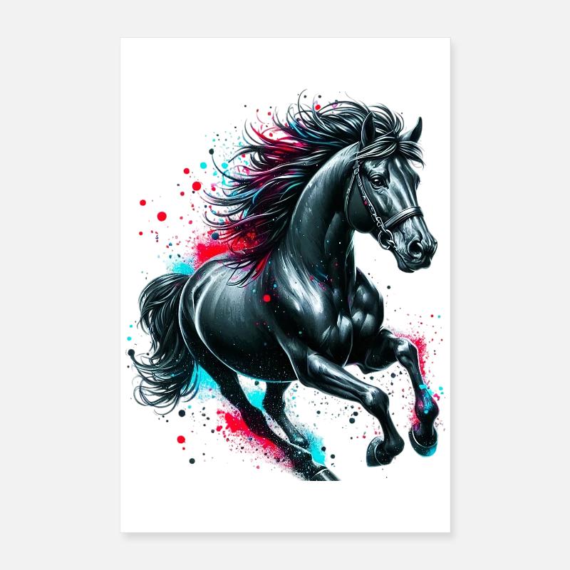 Pferd Poster 40x60 cm
