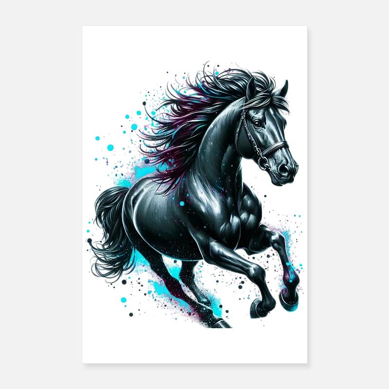 Pferd Poster 40x60 cm
