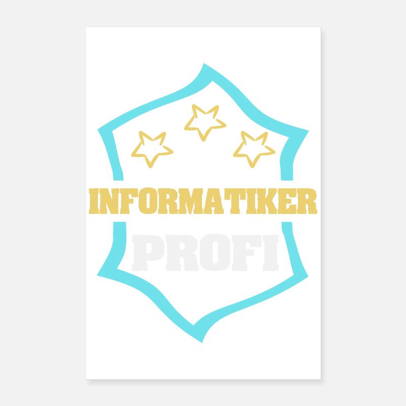 Profession Informaticien Poster 40 x 60 cm