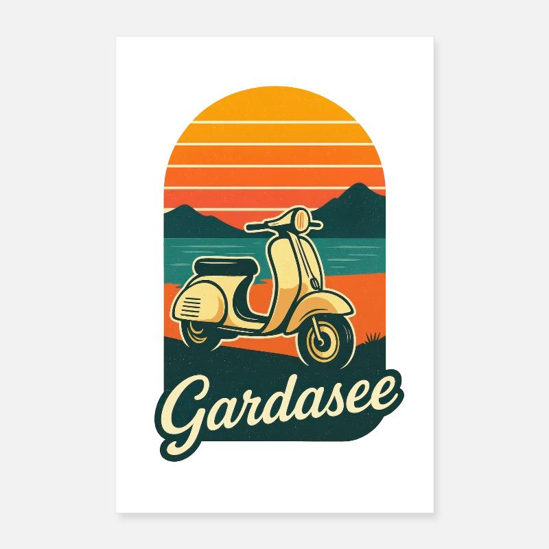 Gardasee Poster 40x60 cm