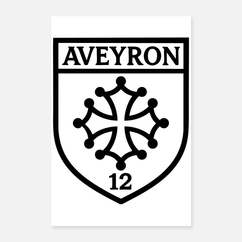 Aveyron Poster 16" x 24" (40x60 cm)