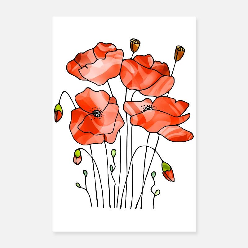 Fleur Poster 40 x 60 cm