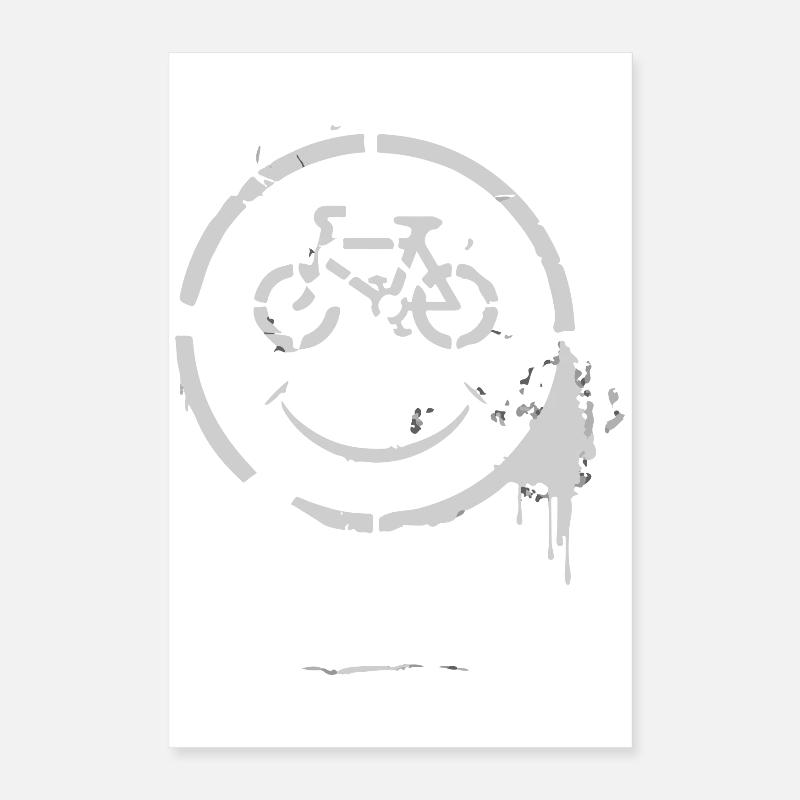 Fahrrad Mann Poster 40x60 cm