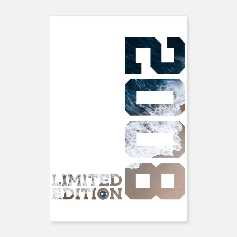 18E ANNIVERSAIRE ÉDITION LIMITÉE 2008 Poster 40 x 60 cm
