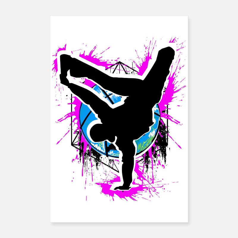Breakdance - Breakdancer - Breakdancing - BBoy Poster 40 x 60 cm