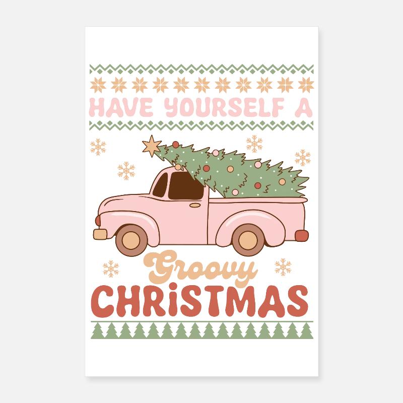 Hässlicher Weihnachtspullover Poster 40x60 cm