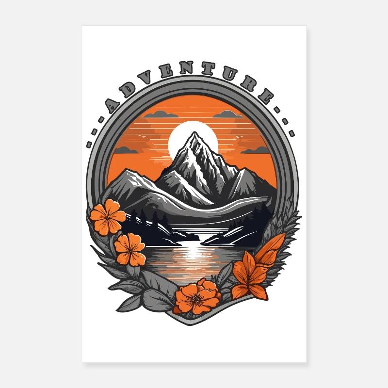 Voyage d’aventure Poster 40 x 60 cm