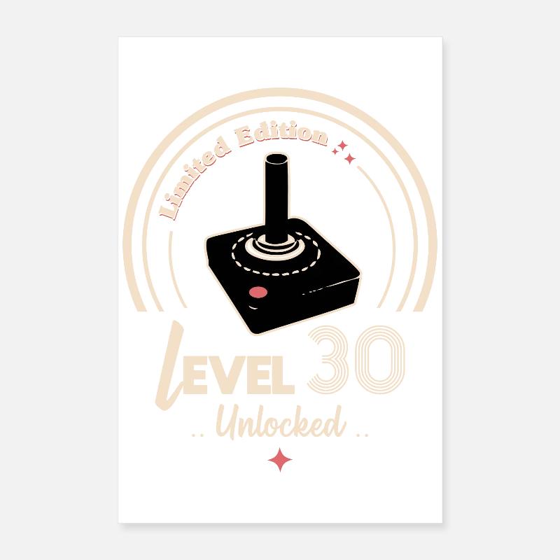 Level 30 - Limited Edition Poster 16" x 24" (40x60 cm)