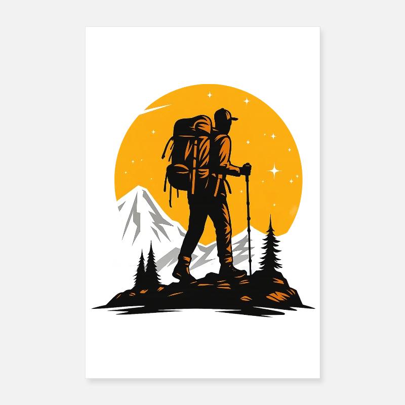 Wanderer Poster 40x60 cm