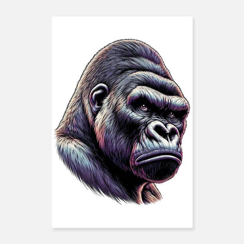 Gorilla Poster 40x60 cm