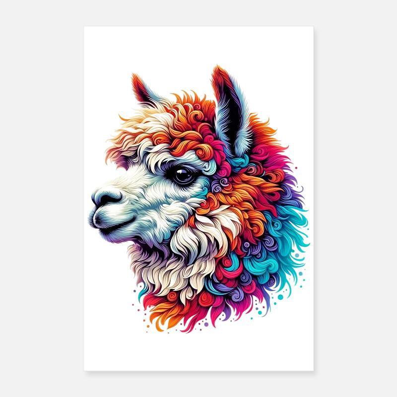 Alpaca Poster 16" x 24" (40x60 cm)