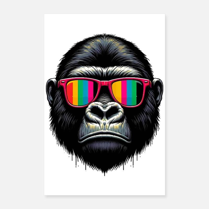 Gorille Poster 40 x 60 cm