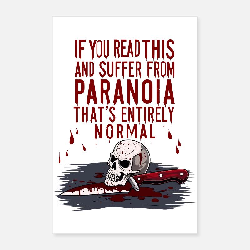 Normale Paranoia Poster 40x60 cm