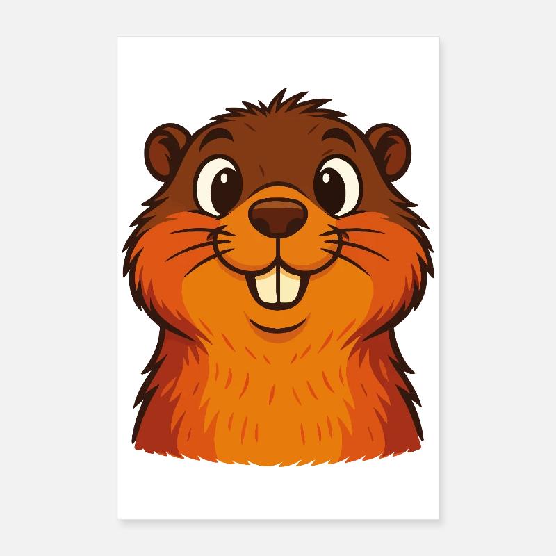 Lustiges Eichhörnchen Poster 40x60 cm