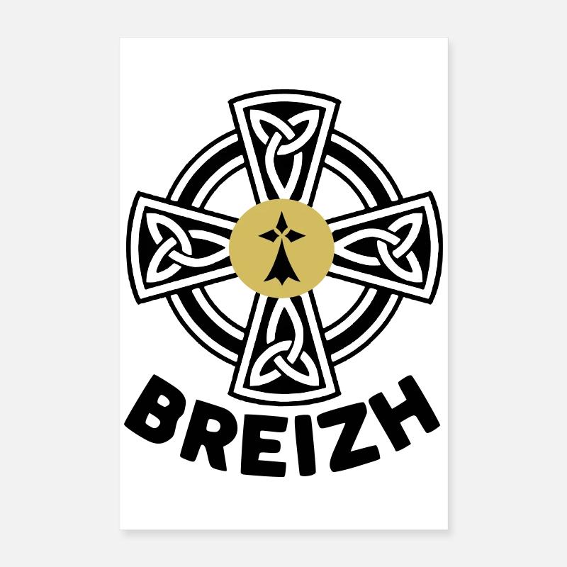 Breizh (Bretagne) Poster 40x60 cm