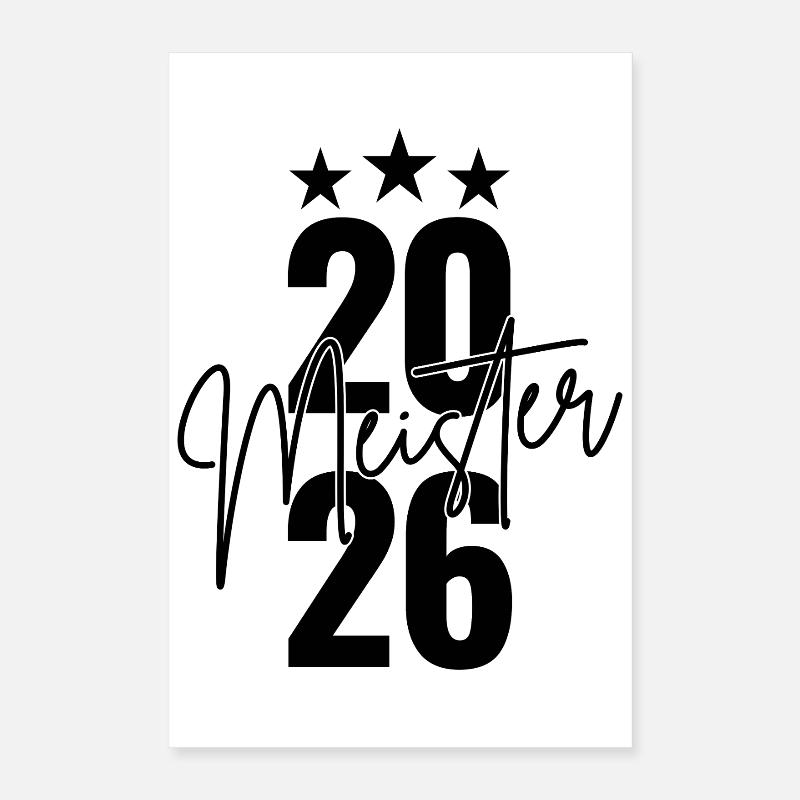 Champion 2026 Poster 40 x 60 cm