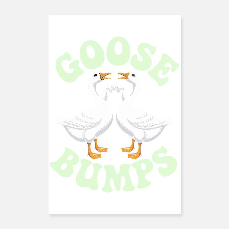 Gans Duo Herz Emblem Poster 40x60 cm