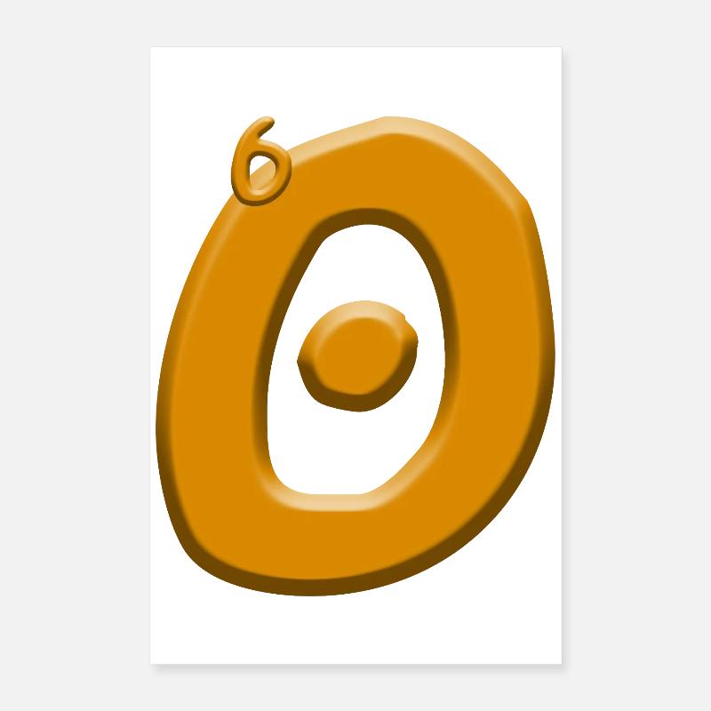 60e anniversaire Poster 40 x 60 cm