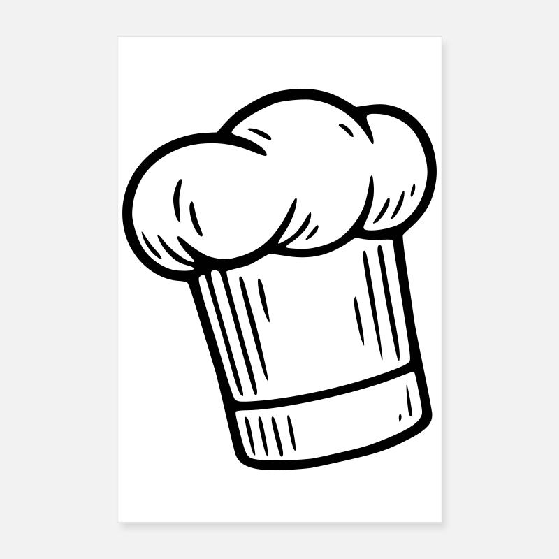 Toque du chef Poster 40 x 60 cm