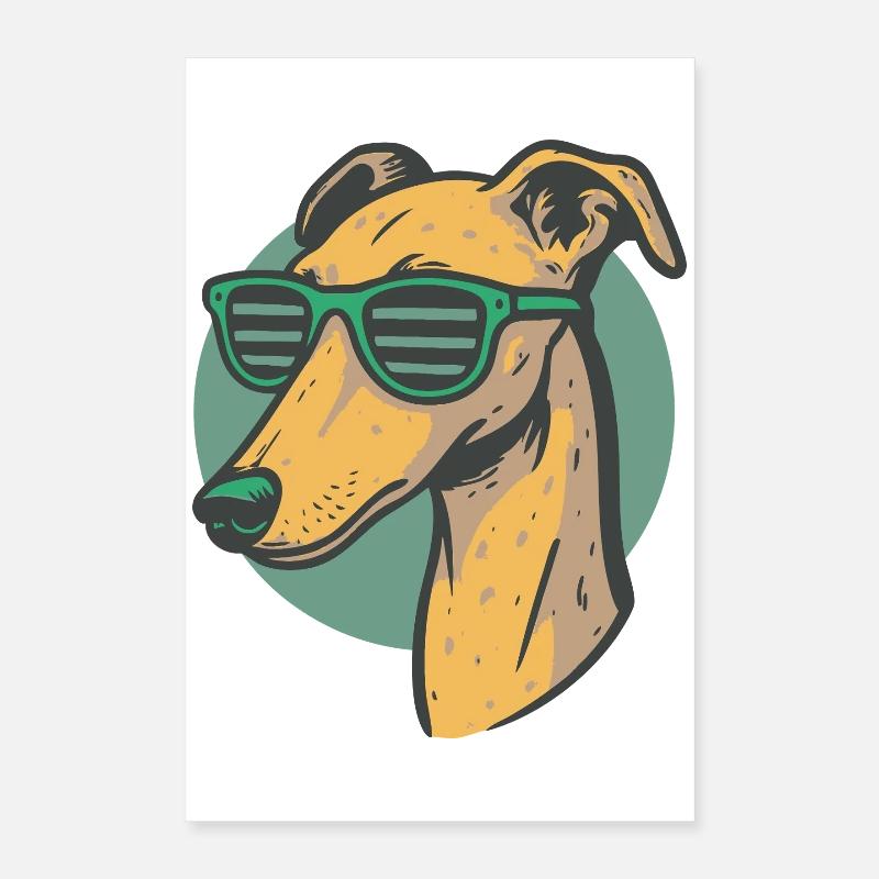 Lévrier, Galgo Poster 40 x 60 cm