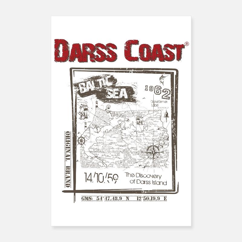 Darss Coast - Dein Statement für den Darß Poster 40x60 cm