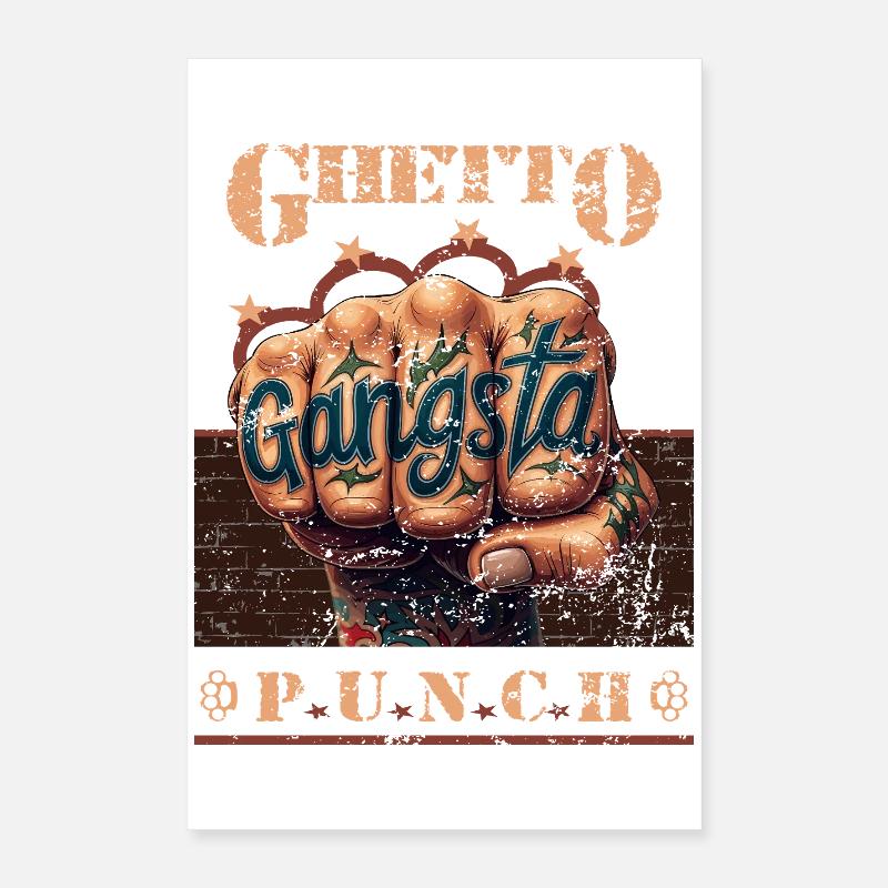 Ghetto Punch Poster 16" x 24" (40x60 cm)