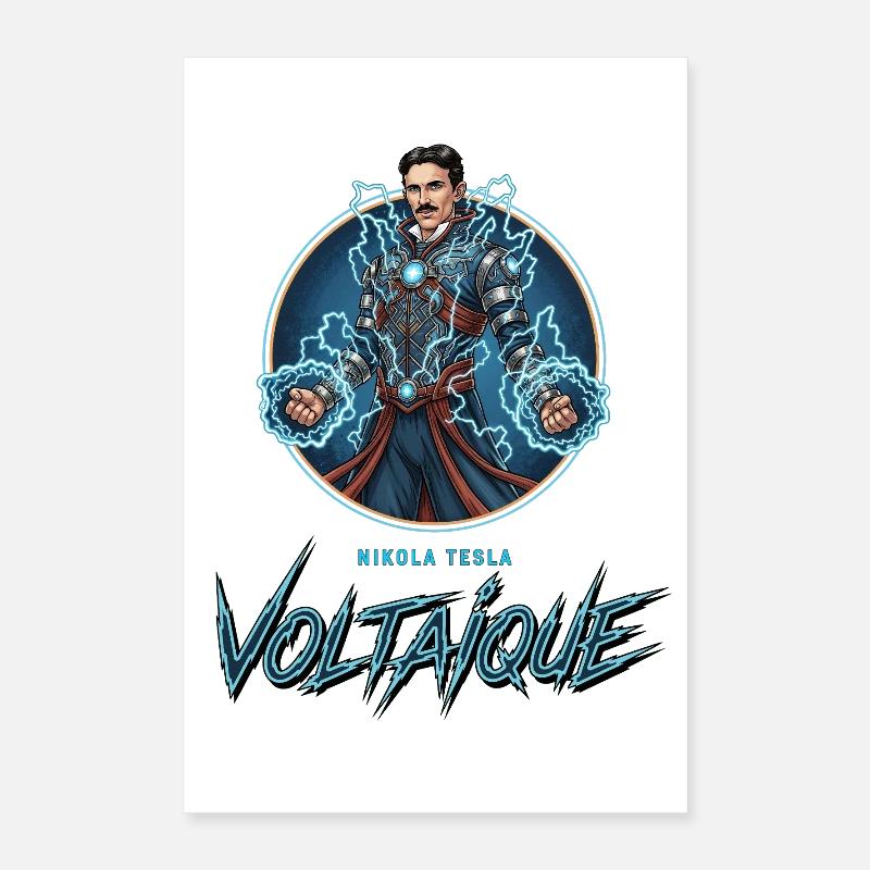 Electric Voltaic Poster 16" x 24" (40x60 cm)