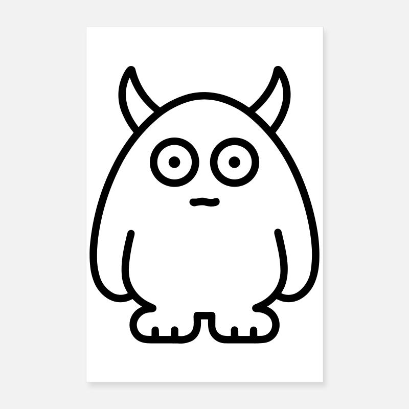 monster Poster 16" x 24" (40x60 cm)