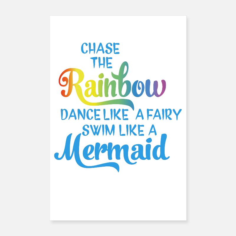 Follow the rainbow Poster 16" x 24" (40x60 cm)