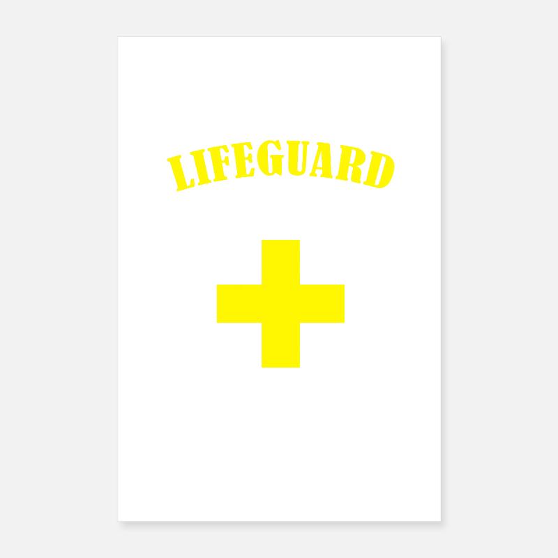 Lifeguard Poster 16" x 24" (40x60 cm)