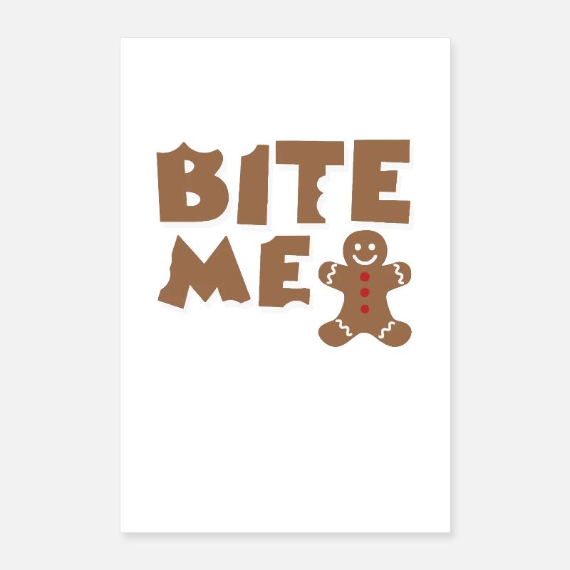 bite me Poster 40x60 cm