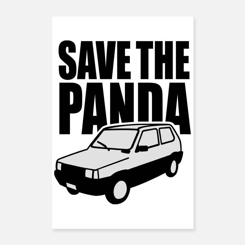 Save the panda Poster 16" x 24" (40x60 cm)