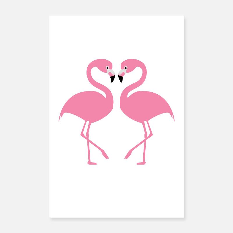 Flamants roses Poster 40 x 60 cm