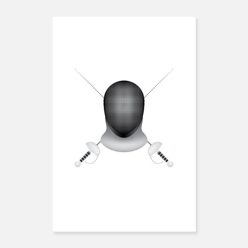Fencing Poster 16" x 24" (40x60 cm)