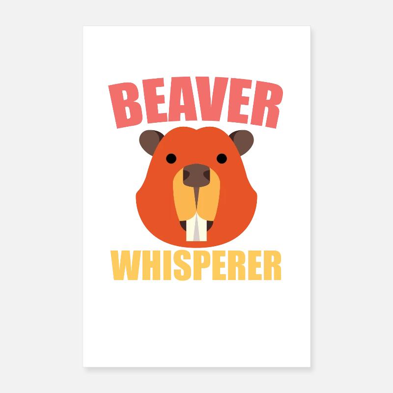 Biber-Flüsterer Poster 40x60 cm