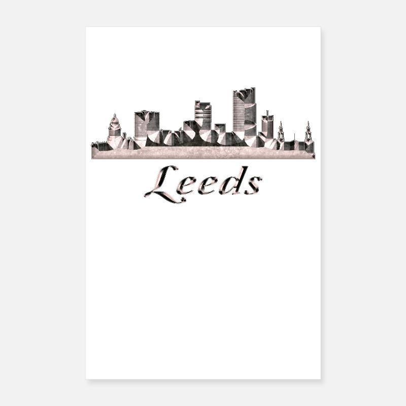 Leeds Poster 16" x 24" (40x60 cm)