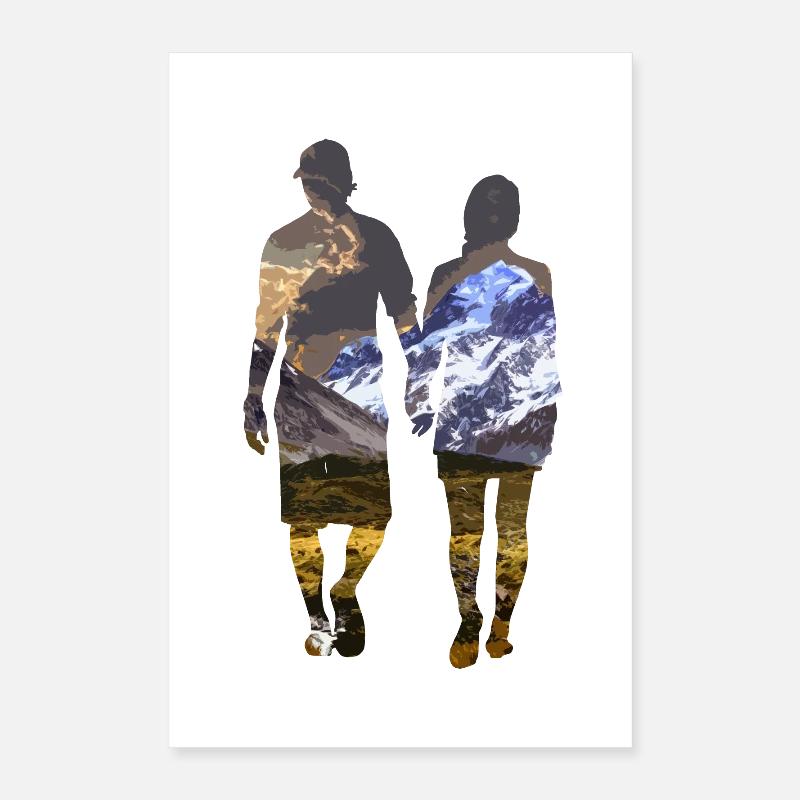 The mountains Poster 16" x 24" (40x60 cm)