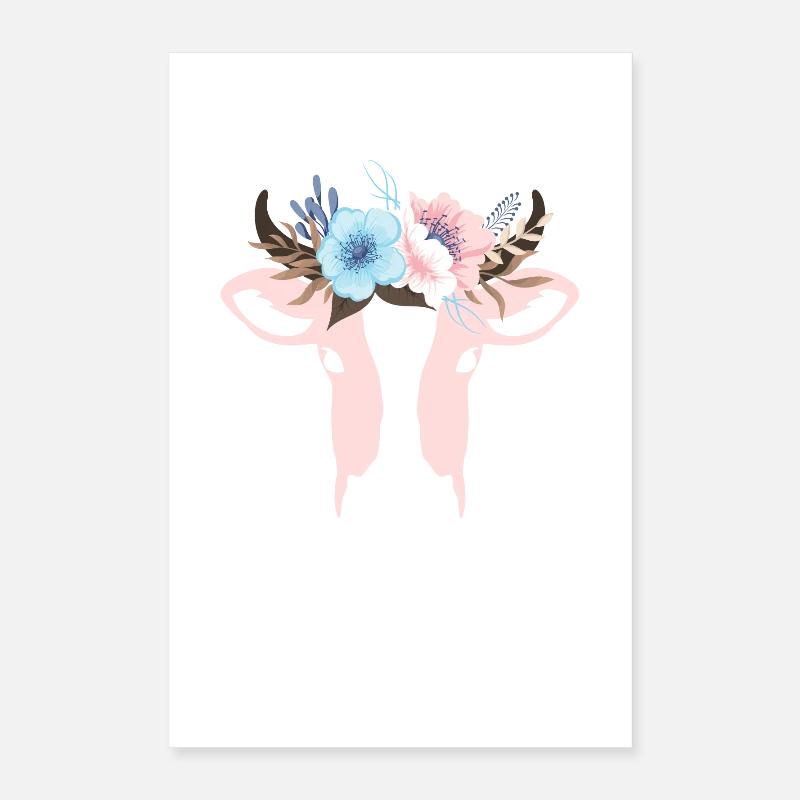 Rinderdame Poster 40x60 cm