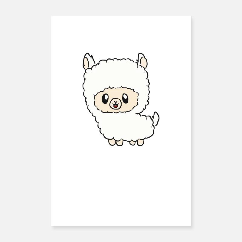 Lama Poster 40x60 cm