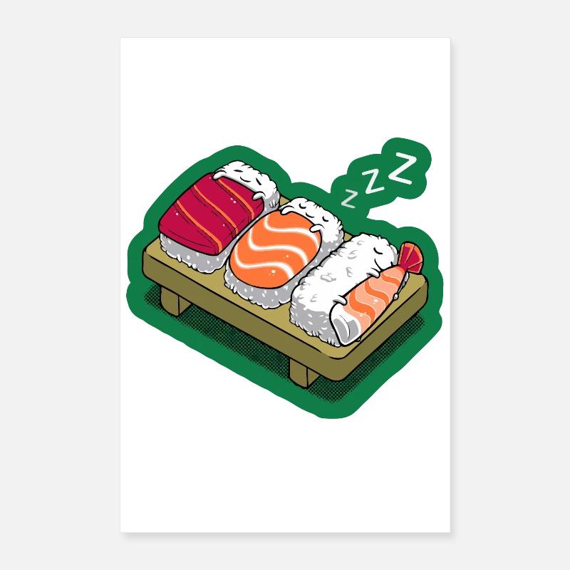 Sushi nap Poster 16" x 24" (40x60 cm)