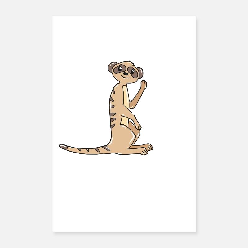 Meerkat Gift Poster 16" x 24" (40x60 cm)