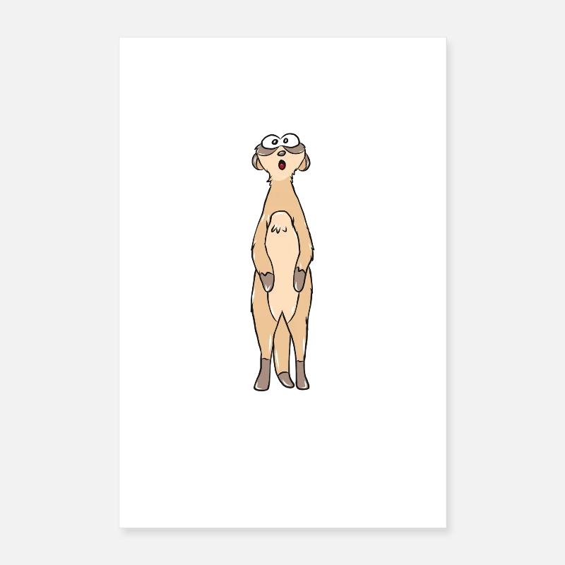 Erdmännchen Poster 40x60 cm