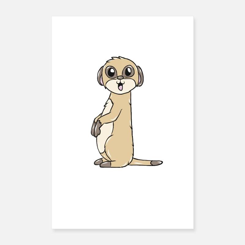 suricates Poster 40 x 60 cm