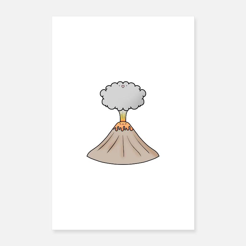 Vulkan Poster 40x60 cm
