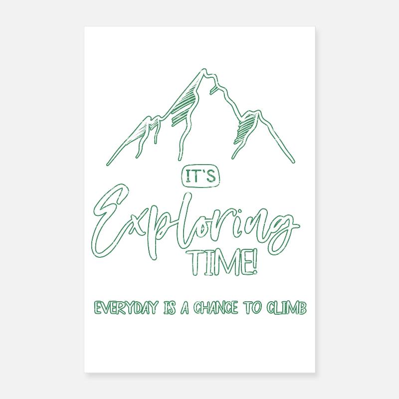 Klettern Poster 40x60 cm