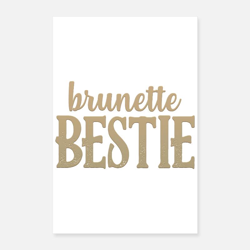 Brunette beast Poster 16" x 24" (40x60 cm)