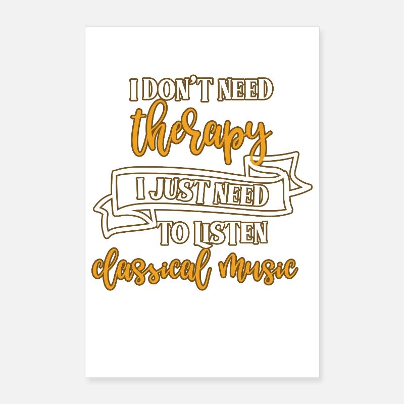 Classical music Poster 16" x 24" (40x60 cm)