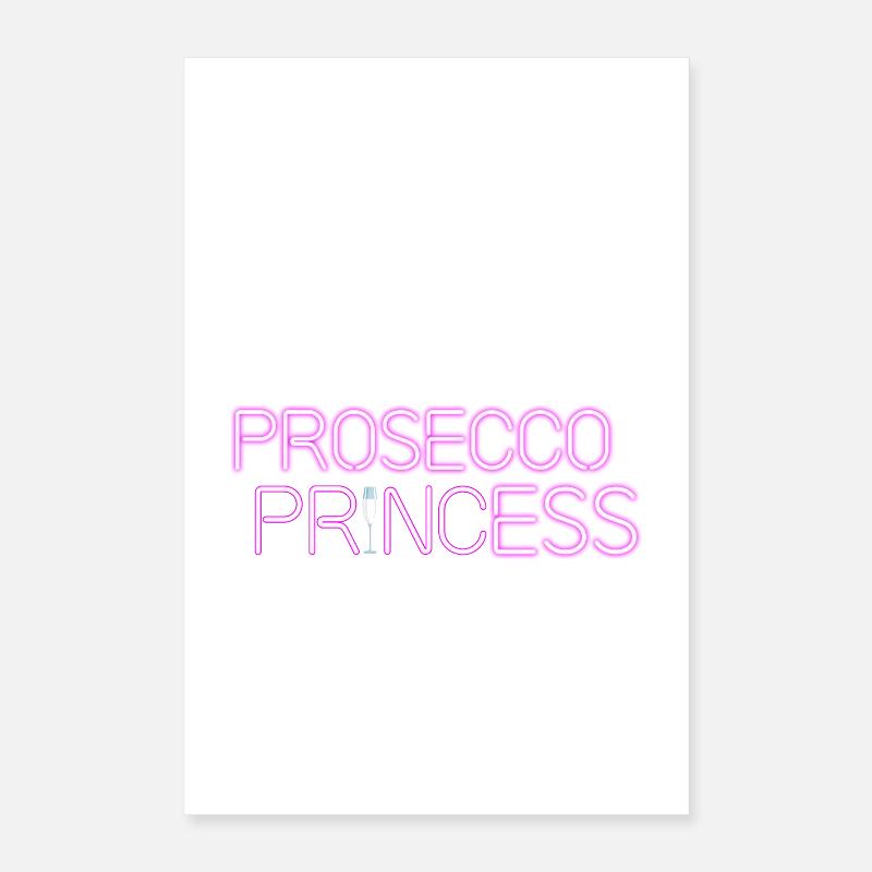 Prosecco Princesse Poster 40 x 60 cm