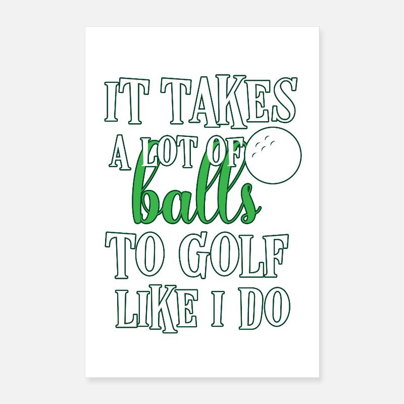 golf Poster 40 x 60 cm